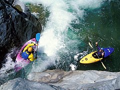 Running Showerhead Falls, Trinity River, California